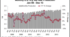 U.S. Natural Gas Production Hit Record High 30.2 Tcf in 2013