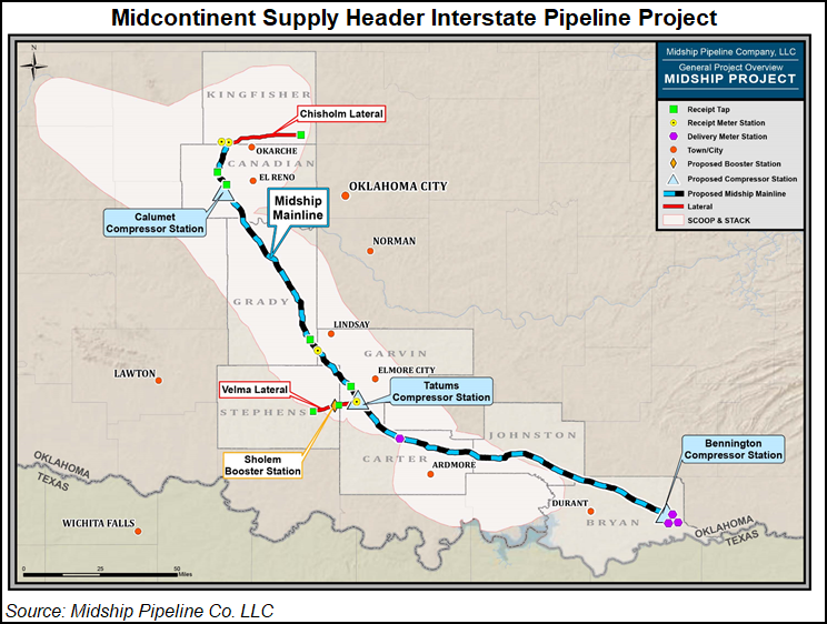 Oklahoma Landowners Accuse Environmental Monitor of 'Collusion' with FERC, Cheniere's Midship Natural Gas Pipeline - Natural Gas Intelligence