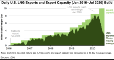 U.S. LNG Exports Averaged Just 3.1 Bcf/d in July as Utilization Rates Plummeted, Says EIA