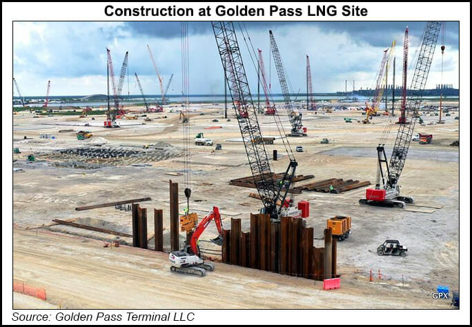 Golden Pass LNG Cosntruction