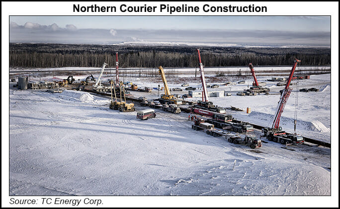 Northern Courier Pipeline Construction 20210917