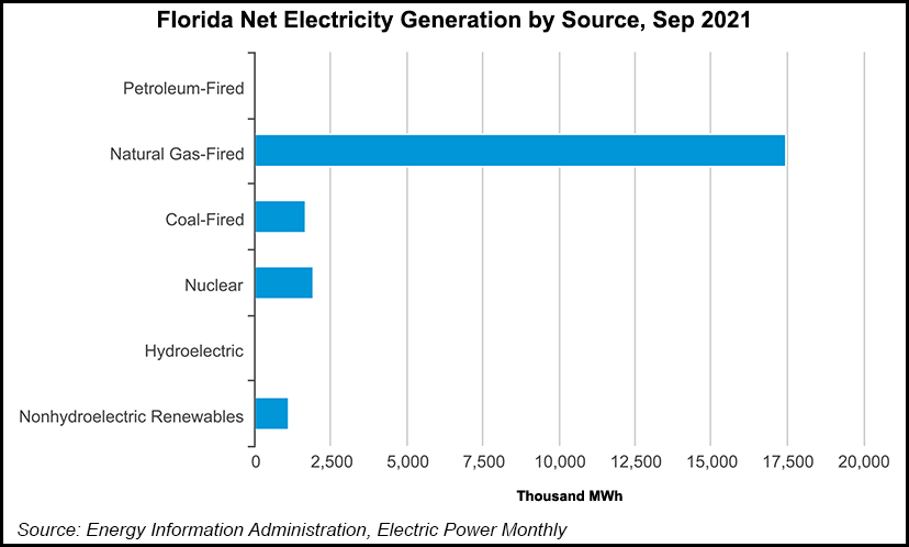 Florida electricity gen