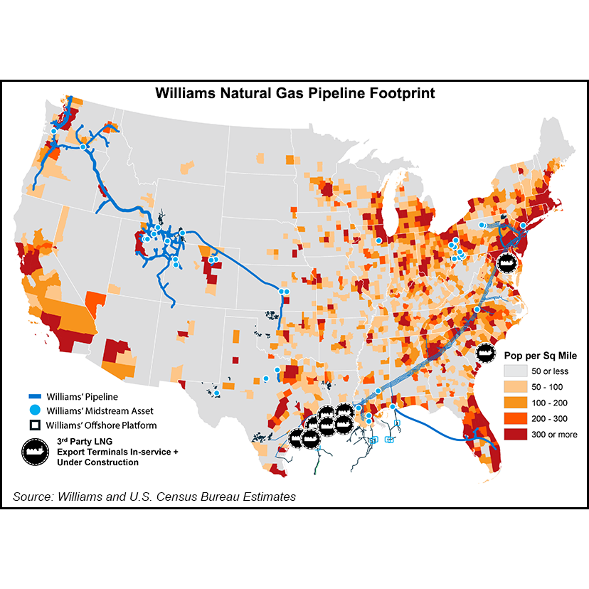 Natural Gas Opportunities Abound for Williams, from Wellhead-to-Water, Says Top Exec