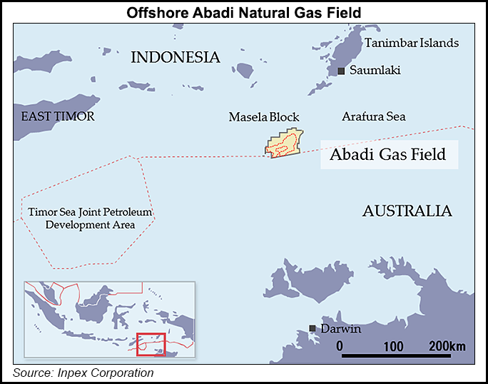 Inpex menambahkan CCS ke proyek LNG Abadi yang diusulkan di Indonesia
